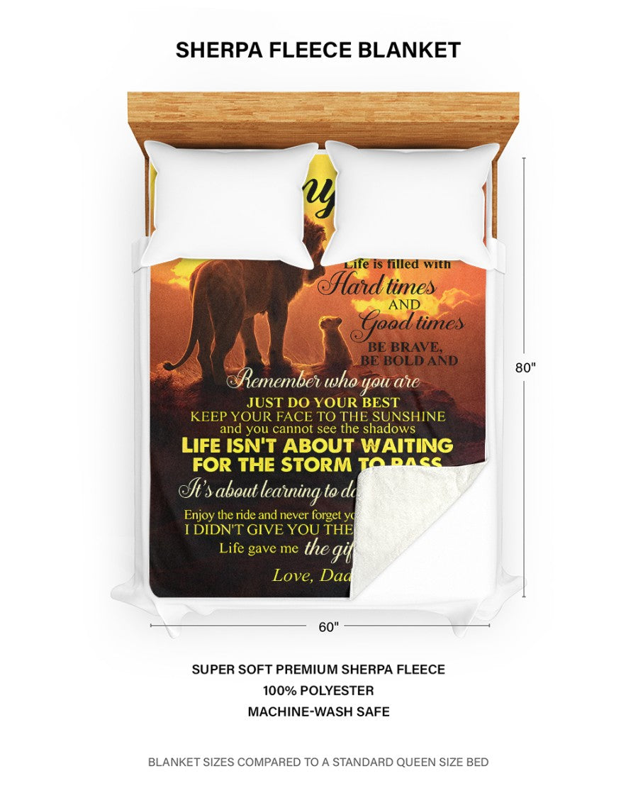 Special Gift For Your Son Blanket - From Dad (SKUB11-69)