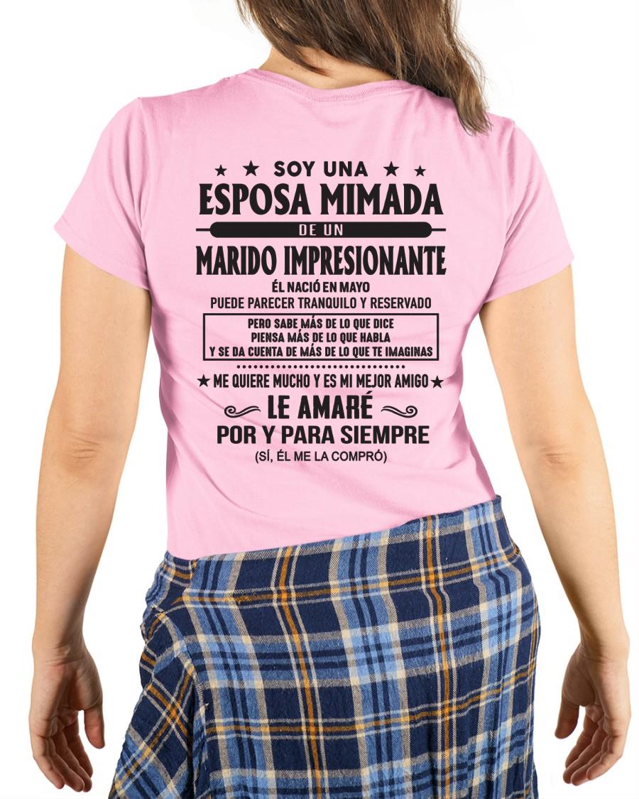 Mayo - Soy una Esposa mimada de un Marido impresionante - Regalo especial para tu esposa - T05 (SKU05-101-05)