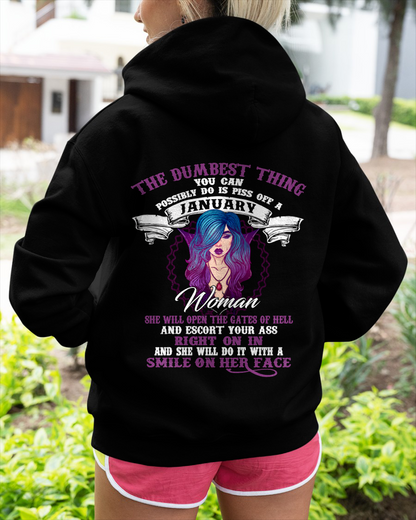 JANUARY – WILD & DANGEROUS GIRL – T-SHIRT FOR WOMEN  - MTNN01 (SKU2605-248-01)