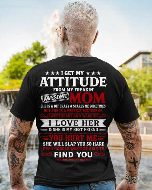 T-Shirt – Sweetheart & Warrior – Perfect Gift From Mom To Son - MTNN00 (SKU2605-153-00)