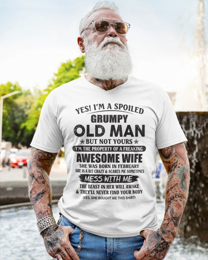 Awesome wife February - Perfect gift for your husband - MTNN02 (SKU96-68-02)