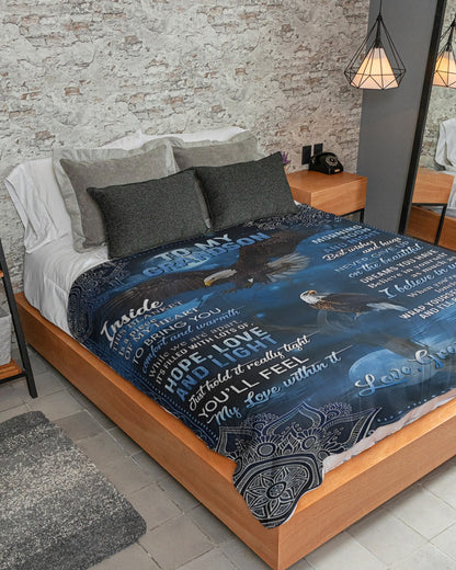 Special Gift For Your Grandson Blanket - From Grandpa (SKUB11-140)