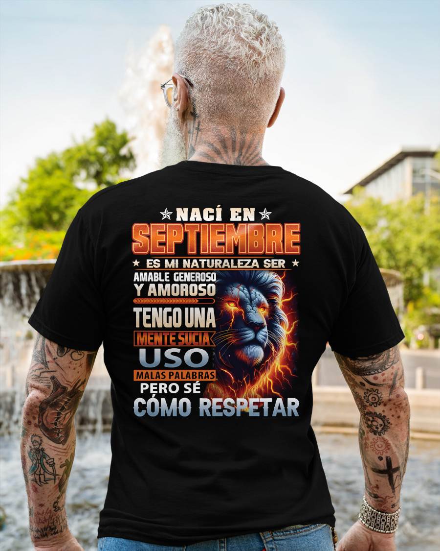 SEPTIEMBRE - MENTE SUCIA PERO S�� RESPETAR - REGALO DE CUMPLEA��OS PARA HOMBRES - MTNN09sp (SKU10-68-09)