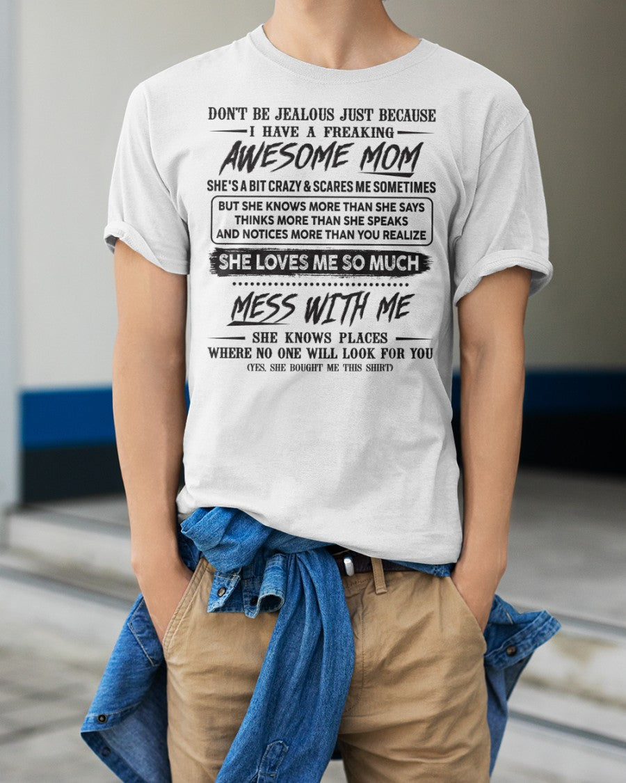 Awesome Mom - Perfect Gift For Your Son From Mom - HNDS00 (SKU TRI 03.03.03)