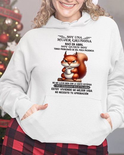ABRIL - MUJER GRU��ONA - REGALO DE CUMPLEA��OS PARA MUJERES - MTNN04sp (SKU09-36-04)