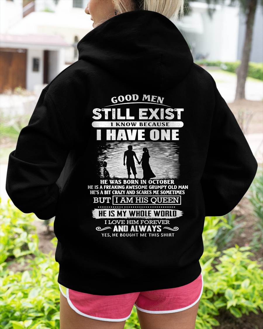 OCTOBER - GOOD MEN STILL EXIST - PERFECT GIFT FROM HUSBAND, BOYFRIEND - MTNN10 (SKU2607-180-10)