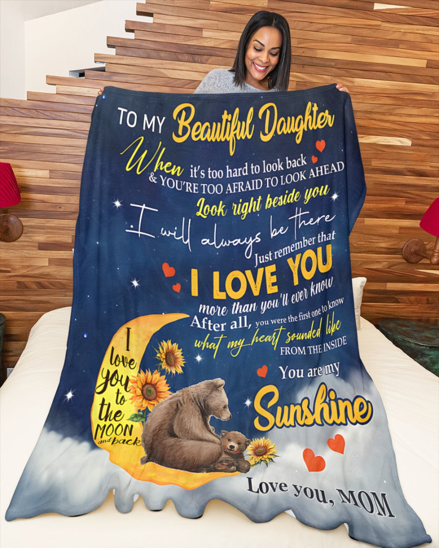 Special Gift For Your Daughter Blanket - From Mom (SKUB11-137)