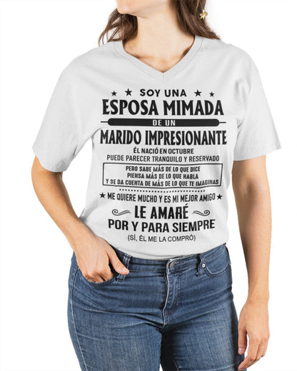 Octubre Marido Impresionante - Regalo especial para Esposa - T10 (Sku.Tbn16-10)