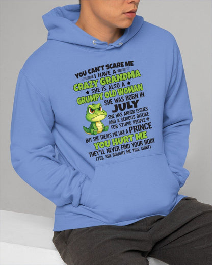 JULY - YOU CAN'T SCARE ME - FOR GRANDSON - GIFT FROM GRANDMA - HNDS07 (SKU09-85-07)