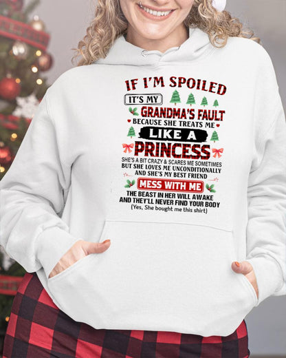 CHRISTMAX T-SHRIT FOR GRANDDAUGHTER - GIFT FROM GRANDMA - MTNN00