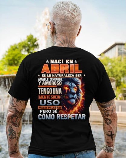 ABRIL - MENTE SUCIA PERO S�� RESPETAR - REGALO DE CUMPLEA��OS PARA HOMBRES - MTNN04sp (SKU10-68-04)