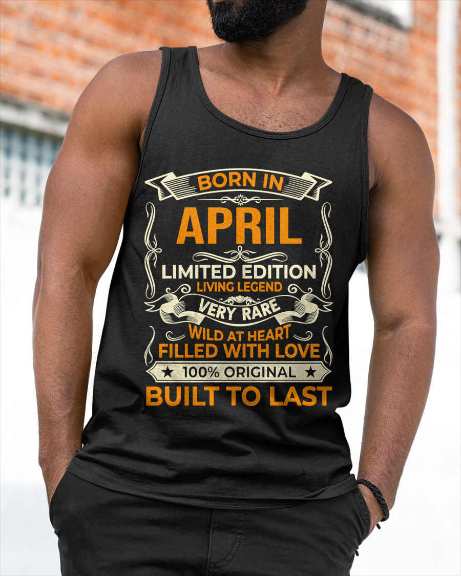 Born In April – Limited Edition Living Legend - T-Shirt For Men - MTNN04 (SKU2605-226-04) (Copy)