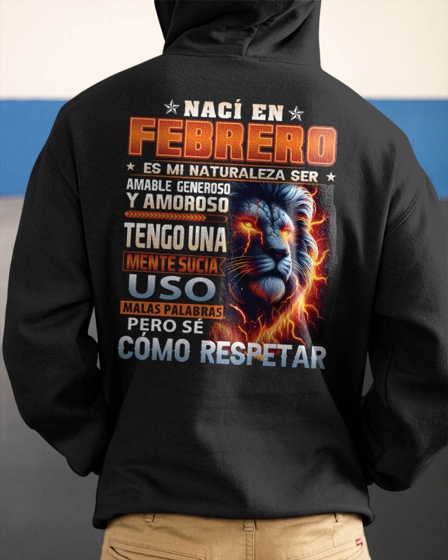 FEBRERO - MENTE SUCIA PERO S�� RESPETAR - REGALO DE CUMPLEA��OS PARA HOMBRES - MTNN02sp (SKU10-68-02)