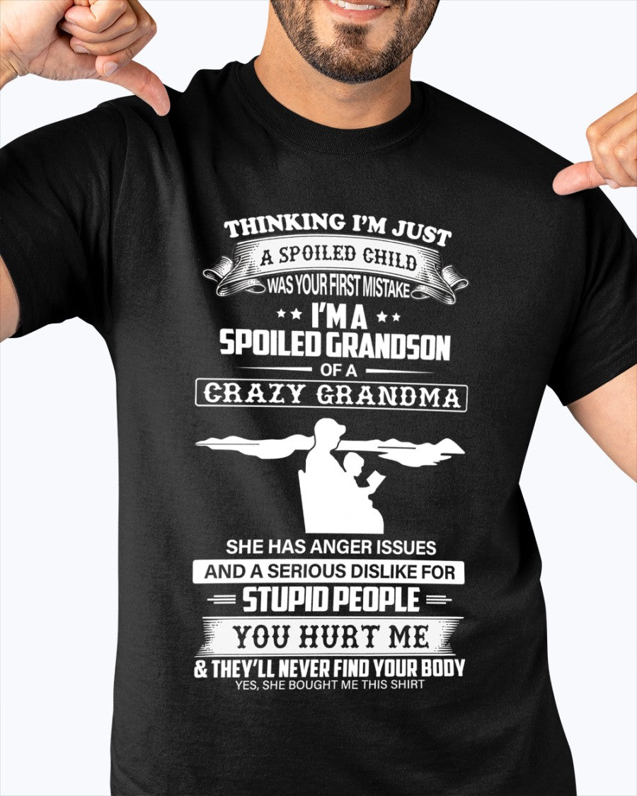 Spoiled by Grandma Shirt – From Grandma to Grandson HNDS00 (SKU-GMS2-00)