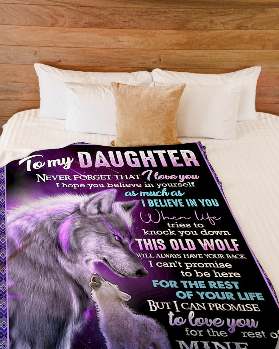 Special Gift For Your Daughter Blanket - From Dad