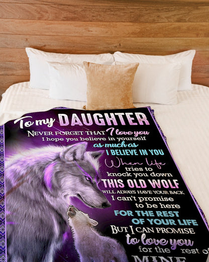 Special Gift For Your Daughter Blanket - From Dad