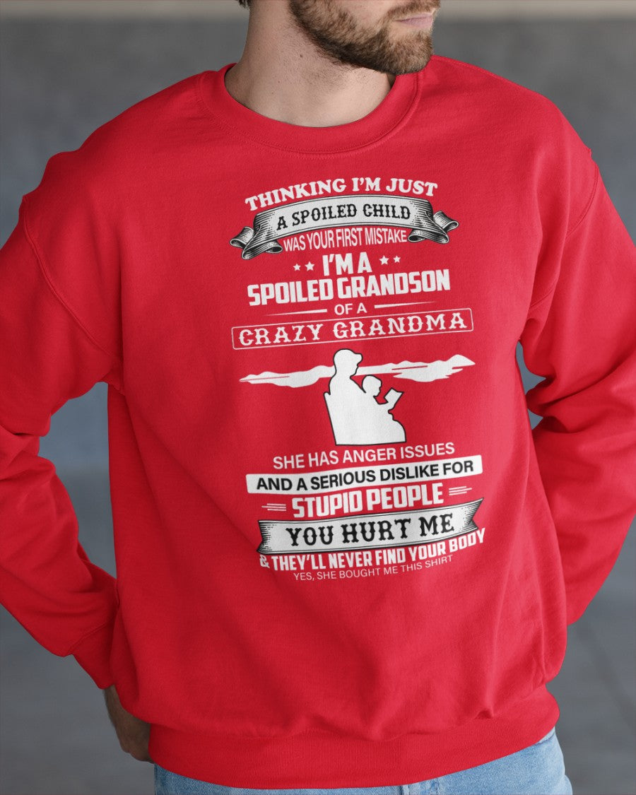 Spoiled by Grandma Shirt – From Grandma to Grandson HNDS00 (SKU-GMS2-00)