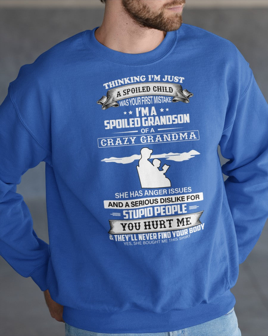 Spoiled by Grandma Shirt – From Grandma to Grandson HNDS00 (SKU-GMS2-00)