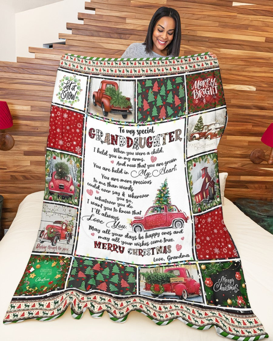 BLANKET FOR GRANDDAUGHTER FROM GRANDMA – XMAS GIFT (SKUB-CHRISTMAS5)