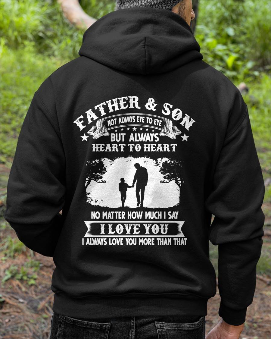 FATHER & SON - T SHIRT- GIFT FROM DAD -MTNN00 (SKU2606-130)