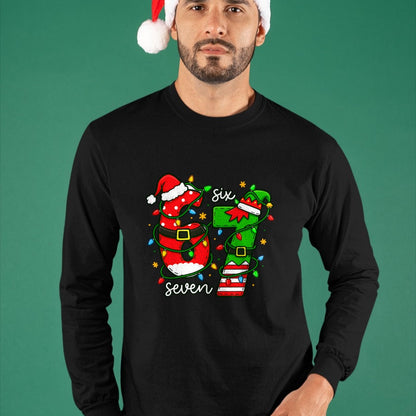 Trending Six Seven Meme Christmas 67 Xmas Men Women Kids T-Shirt - Christmas Unisex T-Shirt/Hoodie/Sweatshirt - HNDS00