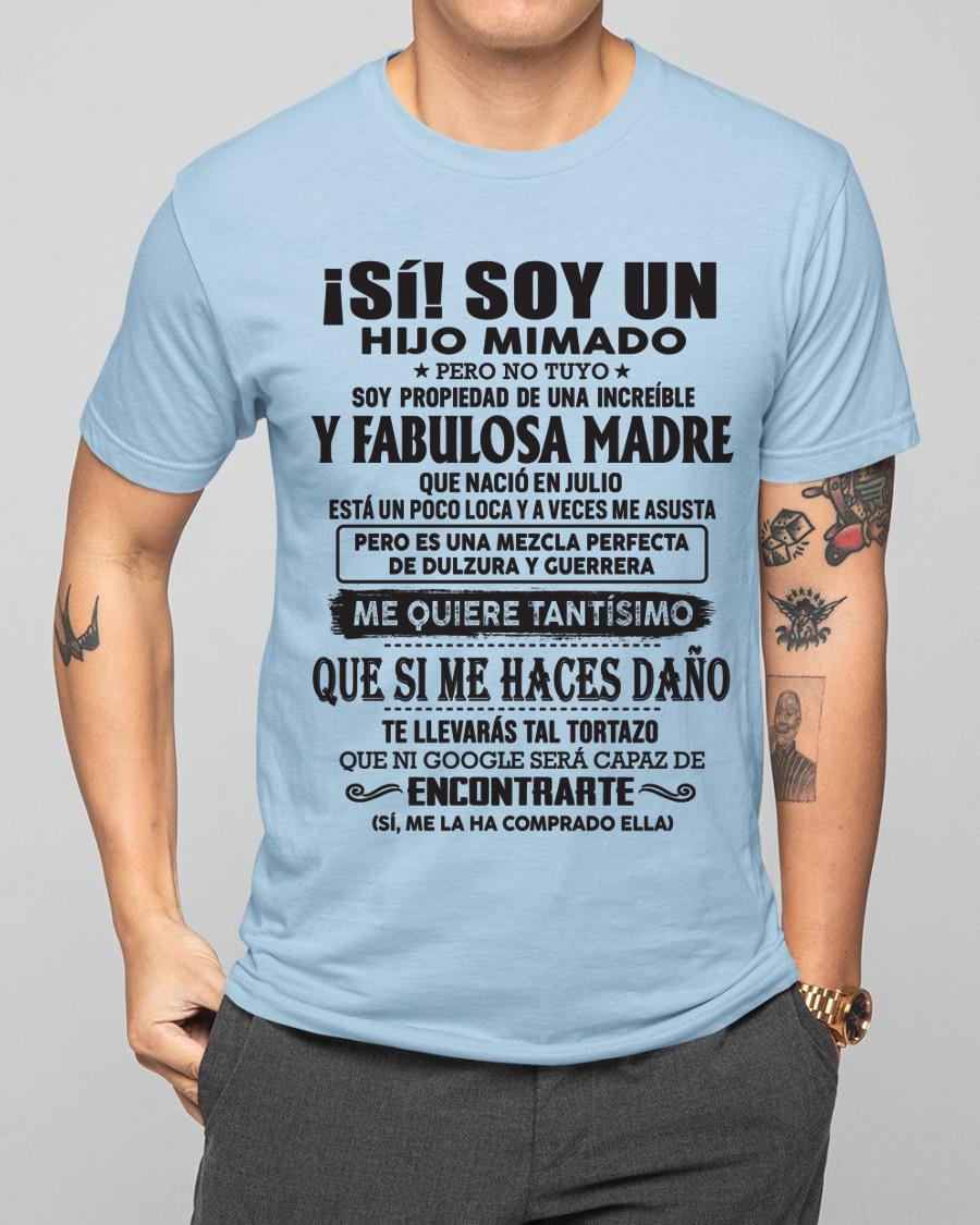Madre increíble nació en julio – Regalo especial para hijo – T07 (SKU06-12)
