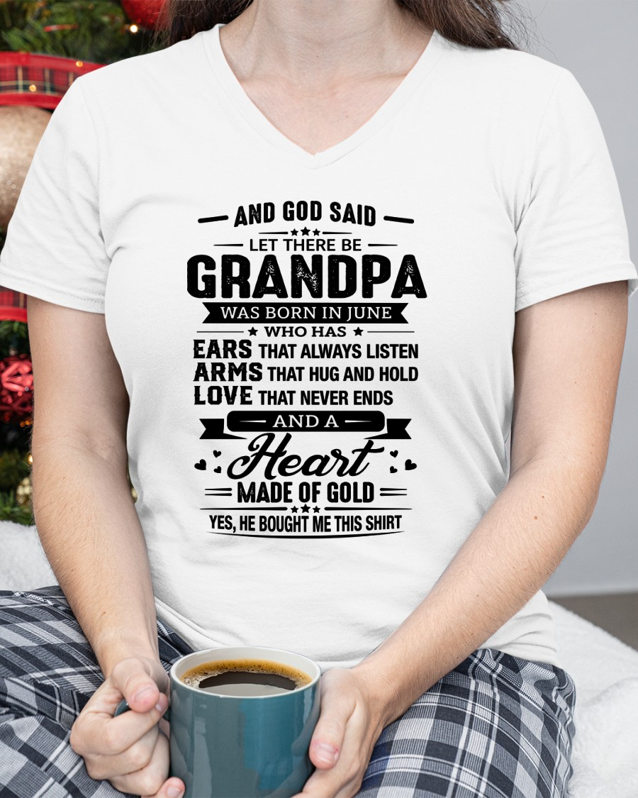JUNE – GRANDPA WITH A HEART MADE OF GOLD – T-SHIRT FROM GRANDPA – MTNN06 (SKU2606-173-06)