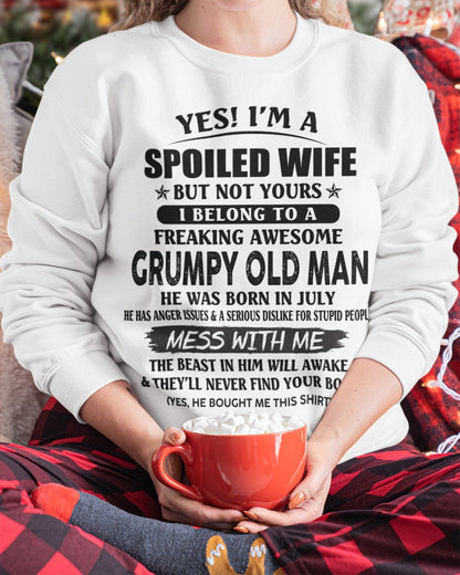 Grumpy Old Man July – Perfect gift for wife From Husband – MTNN07 (SKU08-63-07)