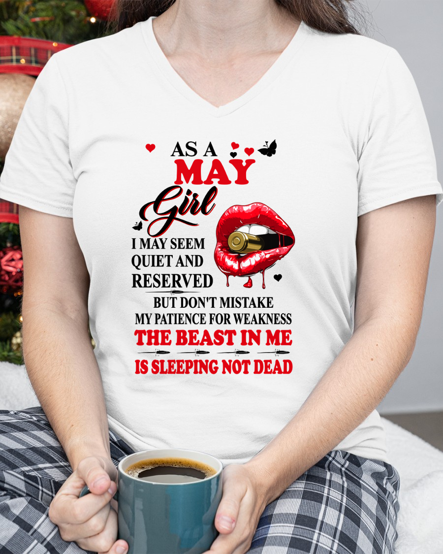 MAY GIRL – DON'T MISTAKE MY PATIENCE FOR WEAKNESS – T-SHIRT FOR WOMEN – MTNN05 (SKU2607-204-05)