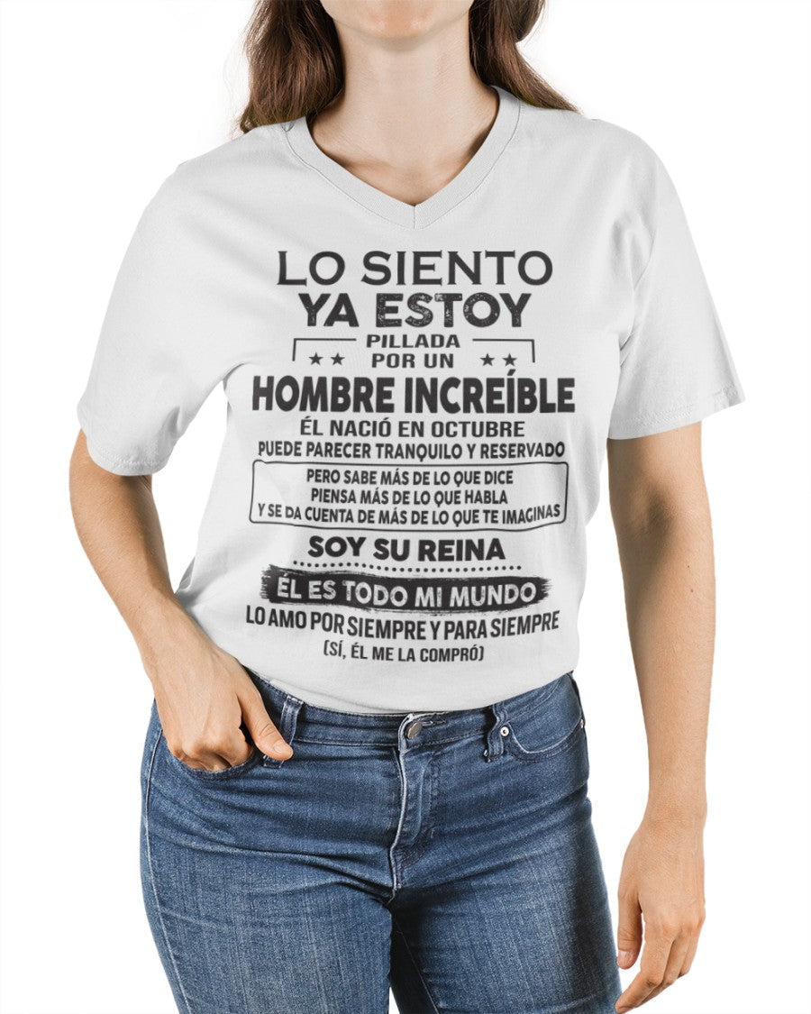 Octubre Hombre Increíble - Regalo especial para tu novia, esposa - T10 (SKU09-06-10)