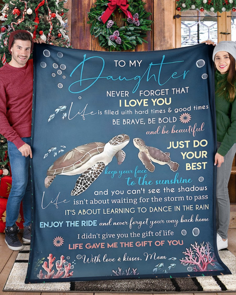 Special Gift For Your Daughter Blanket - From Mom (SKUB09-104)