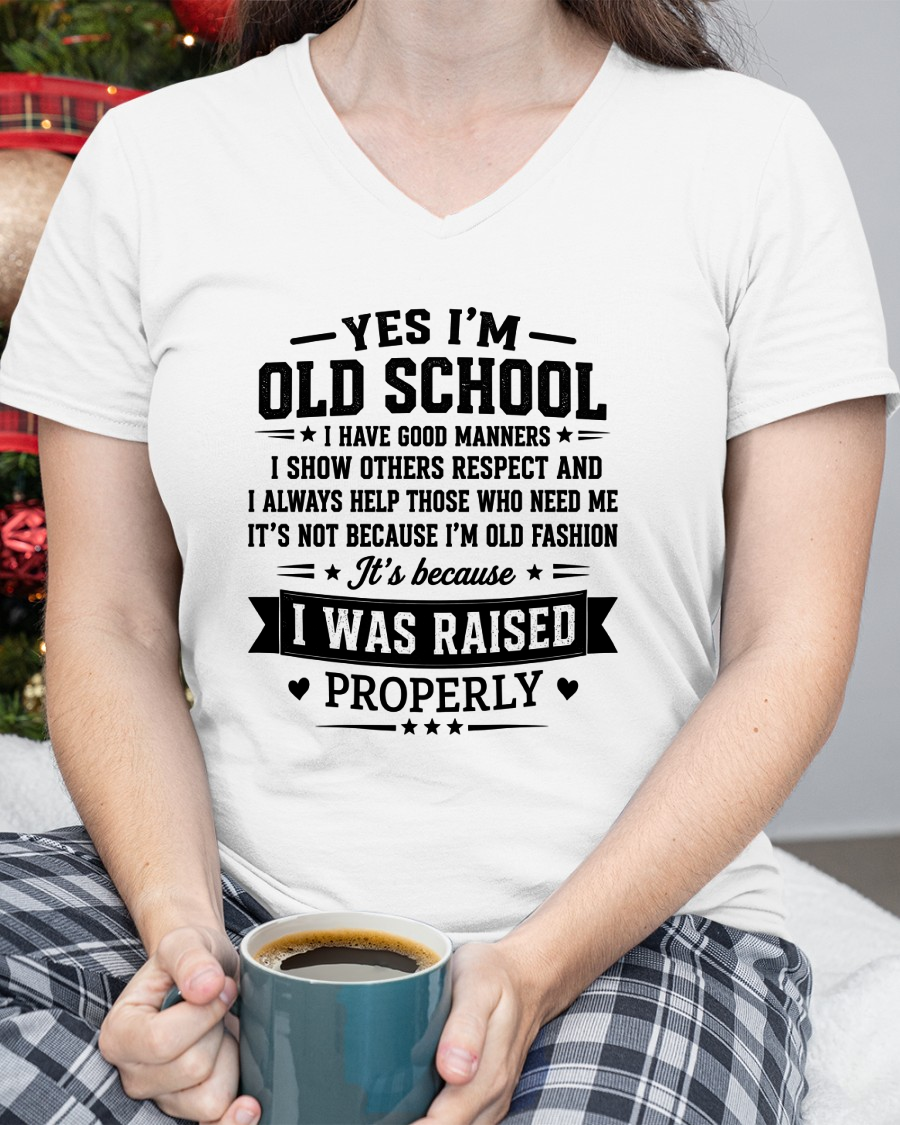 OLD SCHOOL WITH GOOD MANNERS – T-SHIRT FOR WOMEN – MTNN00 (SKU2606-193-00)