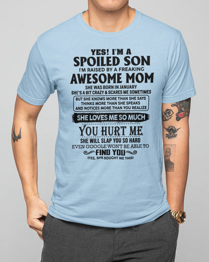 January - Awesome Mom - Perfect Gift For Your Son From Mom - HNDS01 (SKU-SPW-01)