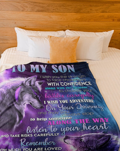 The Perfect Gift For Your Son Blanket - From Dad (SKUB10-BDOAN)