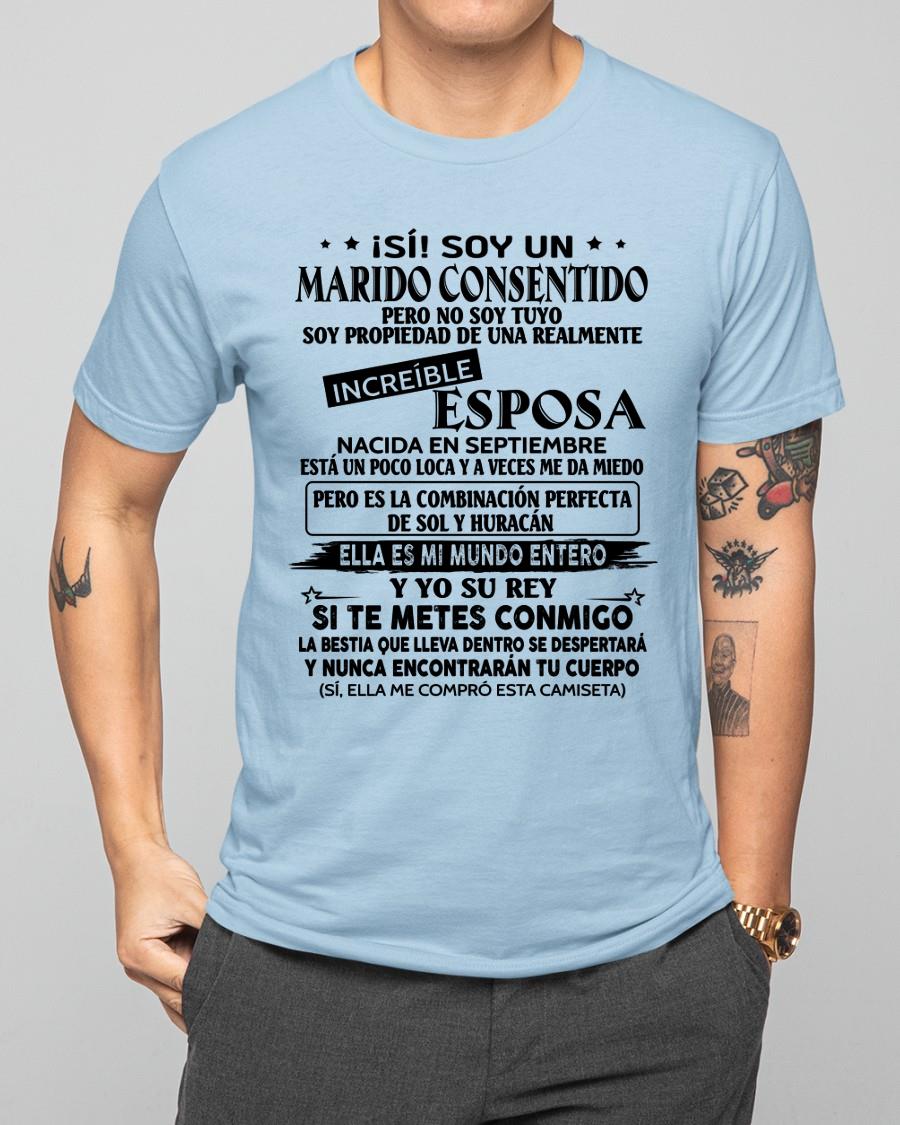 Septiembre - Esposa increíble - Regalo especial para Marido - T09 (Sku.tbnA4)