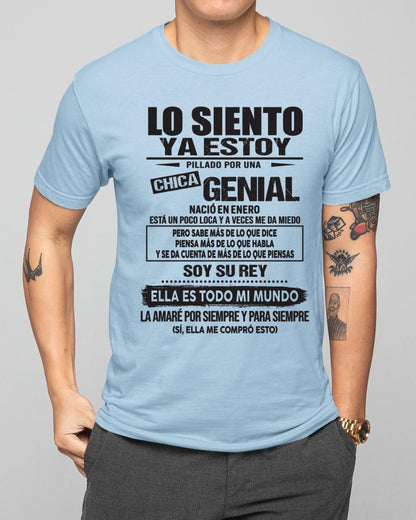 Enero Chica Genial - Regalo especial para tu novio - T01 (SKU05-95-01)