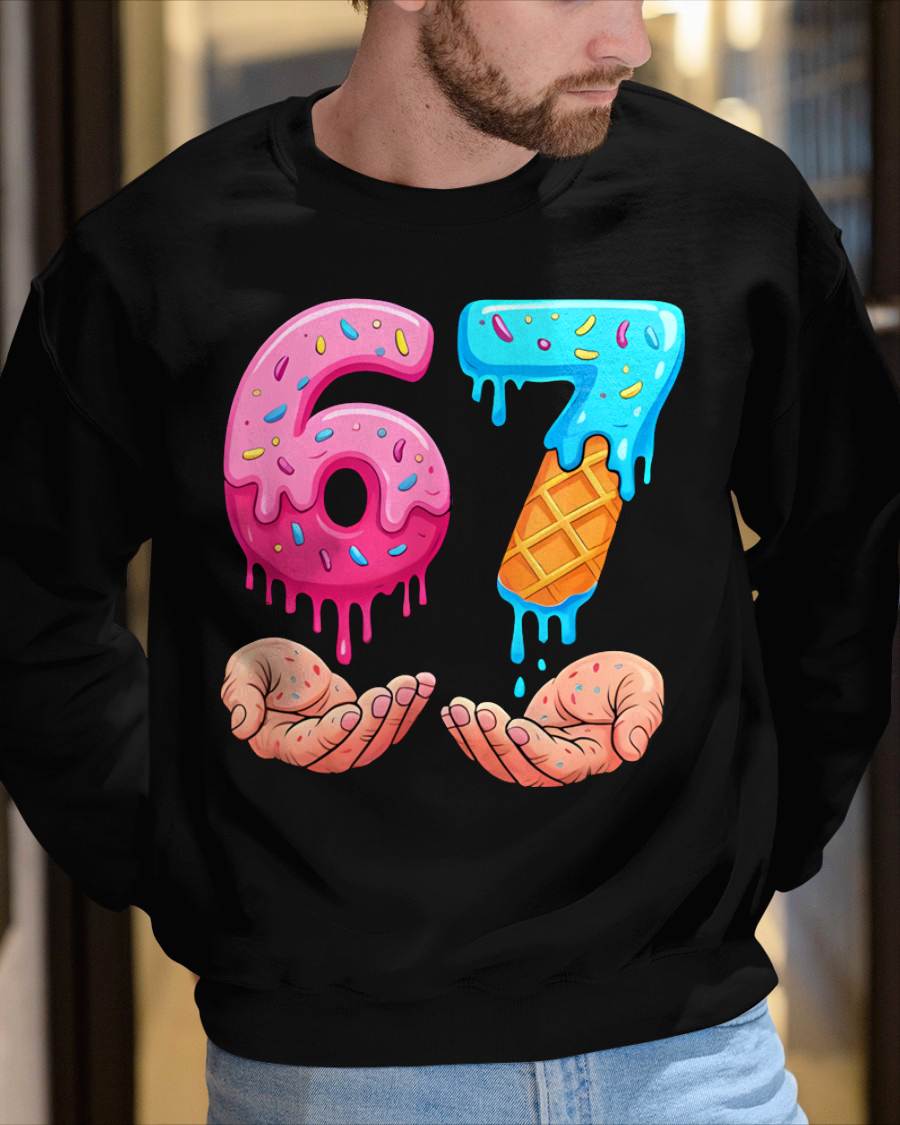 ICE CREAM 6 7 - UNISEX MEME T-SHIRT - MTNN00