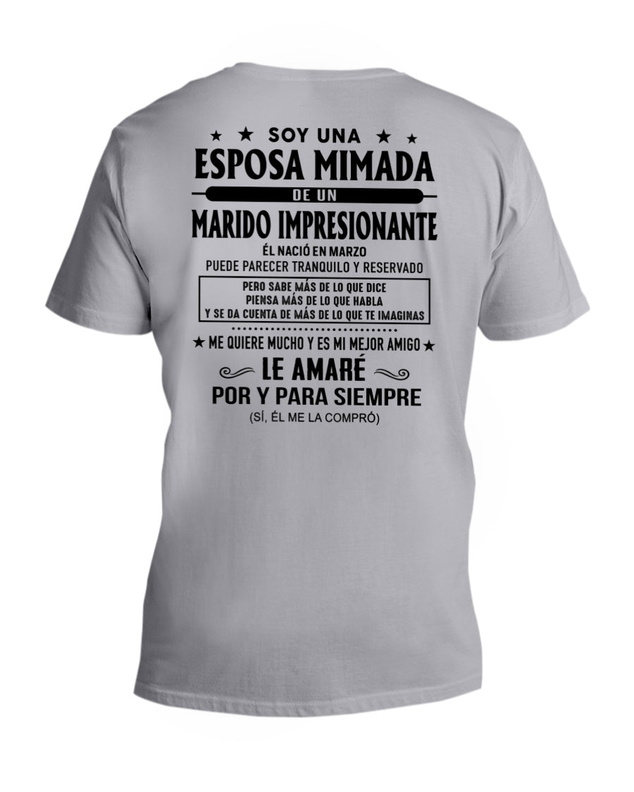 Marzo - Marido impresionante nacido en marzo - Regalo especial para tu esposa - T03 (SKU05-81-03)