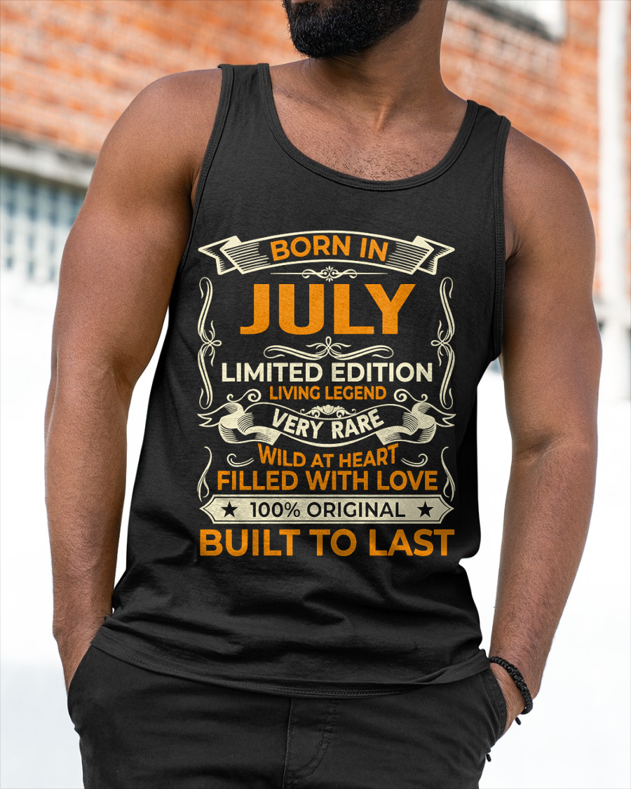 Born In July – Limited Edition Living Legend - T-Shirt For Men - MTNN07 (SKU2605-226-07)