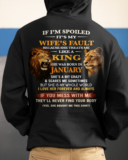 JANUARY - SPOILED HUSBAND - GIFT FROM WIFE - MTNN01 (SKU26T-01-60-01)