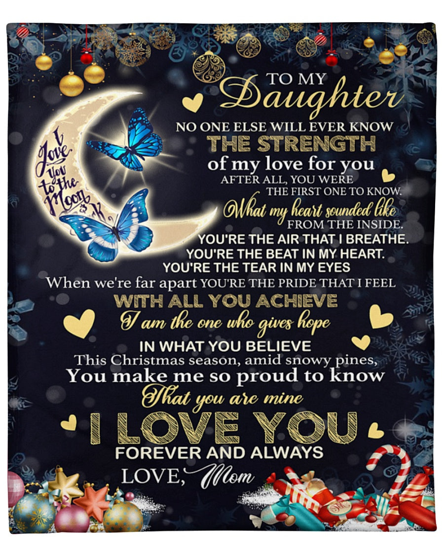 Special Gift For Your Daughter Blanket From Mom