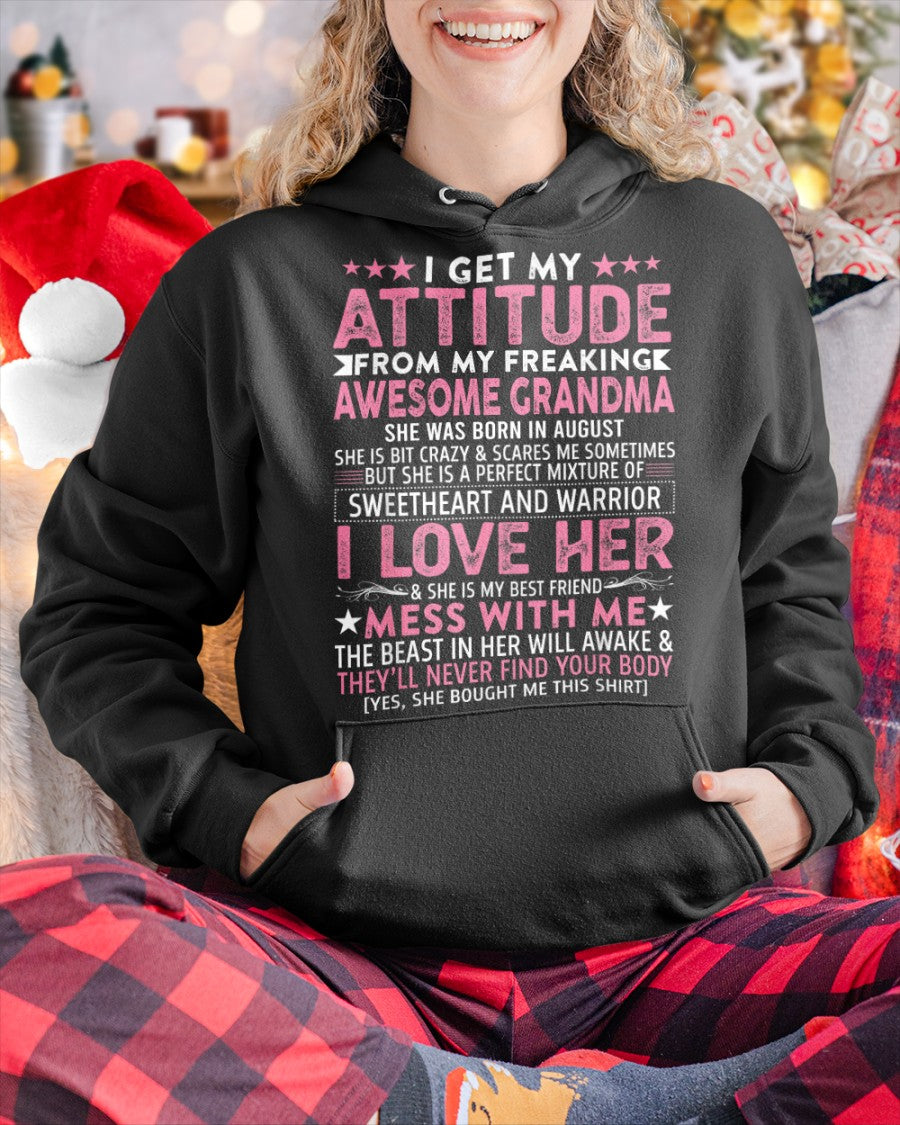 I GET MY ATTITUDE FROM MY GRANDMA AUGUST EDITION – FROM GRANDMA TO GRANDDAUGHTER MTNN08 (SKU07-163-08)