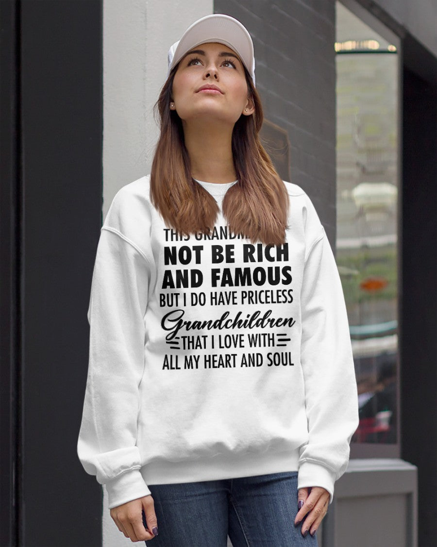 THIS GRANDMA MAY NOT BE RICH AND FAMOUS BUT I DO HAVE PRICELESS Grandchildren - from grandma HNDS00