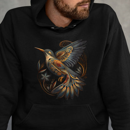 Native American T-Shirts, Vintage Native American Unisex T-Shirt/Hoodie/Sweatshirt HLT00 - Hummingbird Native American Indian T-Shirt (1)