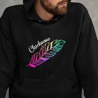 Native American T-Shirts, Vintage Native American Unisex T-Shirt/Hoodie/Sweatshirt HLT00 - Indigenous Feather Tee Native American Chickasaw Tribe T-Shirt