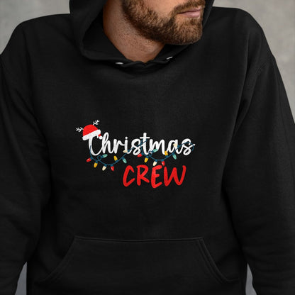 Christmas Crew Xmas Lights Family Matching Pajamas Holiday T-Shirt - Christmas Unisex T-Shirt/Hoodie/Sweatshirt - HNDS00