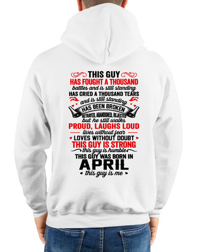 APRIL GUY – STRONG, PROUD & UNBREAKABLE – T-SHIRT FOR MEN – MTNN04 (SKU2609-115-04)