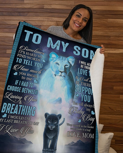 Special Gift For Your Son Blanket - From Mom (SKUB06-84)
