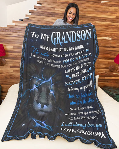 Special Gift For Your Grandson Blanket - From Grandma (SKUB10-64)