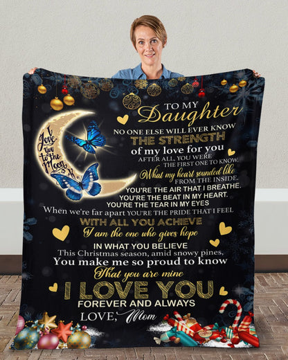 Special Gift For Your Daughter Blanket From Mom